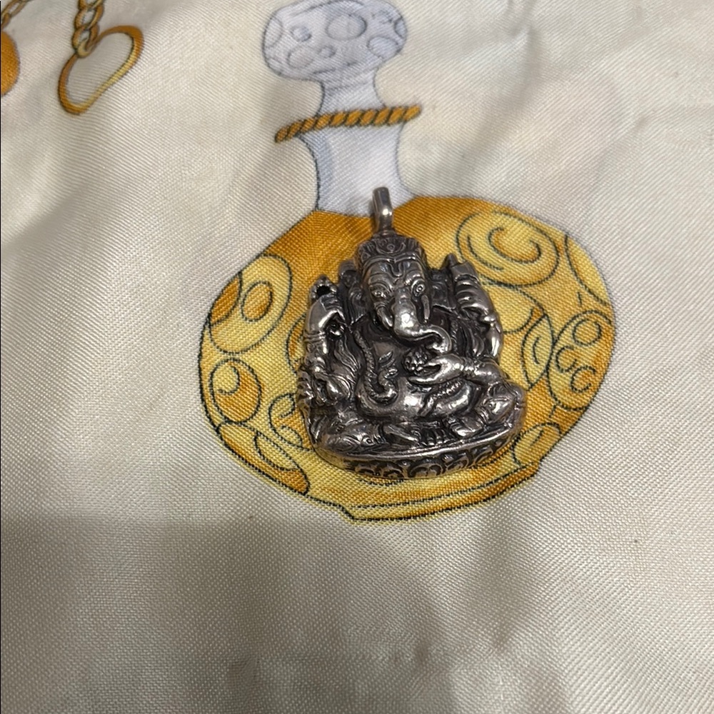 Silver Ganesh Pendant